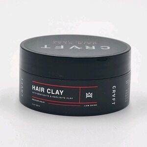 CRVFT Hair Clay Medium Hold Low Shine Matte Pliable Effortless 2 oz New Sealed‎